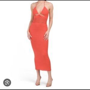 Torn by Rony kobo Delaney dress - hot coral xs- never worn !